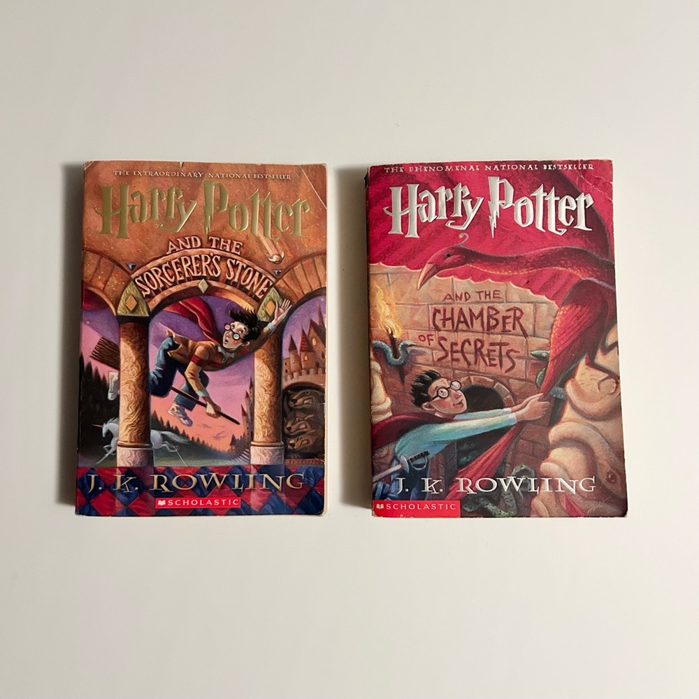 Book Bundle - Harry Potter & the Sorcerer’s Stone / Chamber of Secrets Paperback